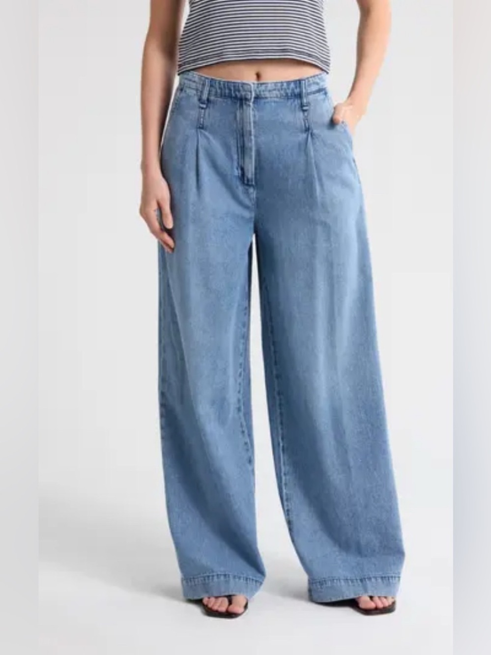 Rag & Bone Aurora Pleated Trousers in Winwood Wide Leg Women’s Size 26 Casual